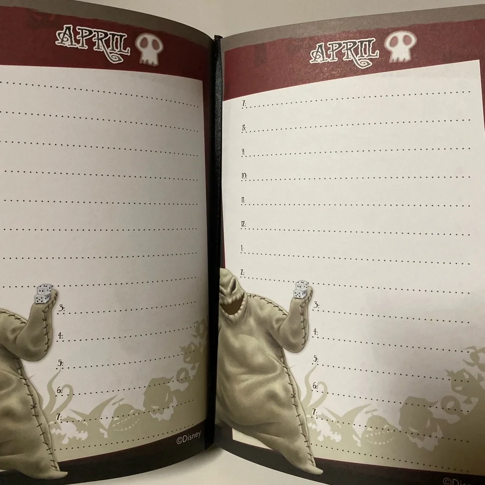 Disney The Nightmare Before Christmas Jack Skellington Undated Planner Hardback